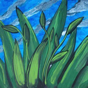 Botanical Series 1 of 2 - Original Painting by Artist Rachael Potter